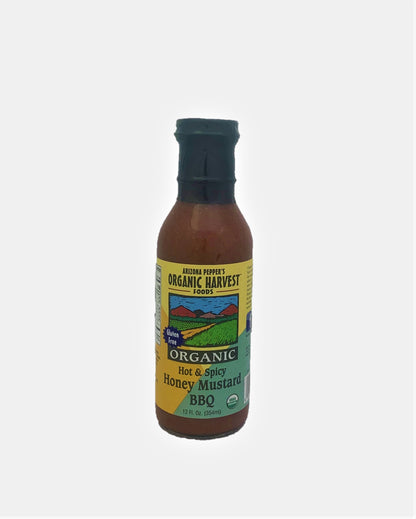 Organic Harvest Gluten Free Hot & Spicy Honey Mustard Sauce BBQ