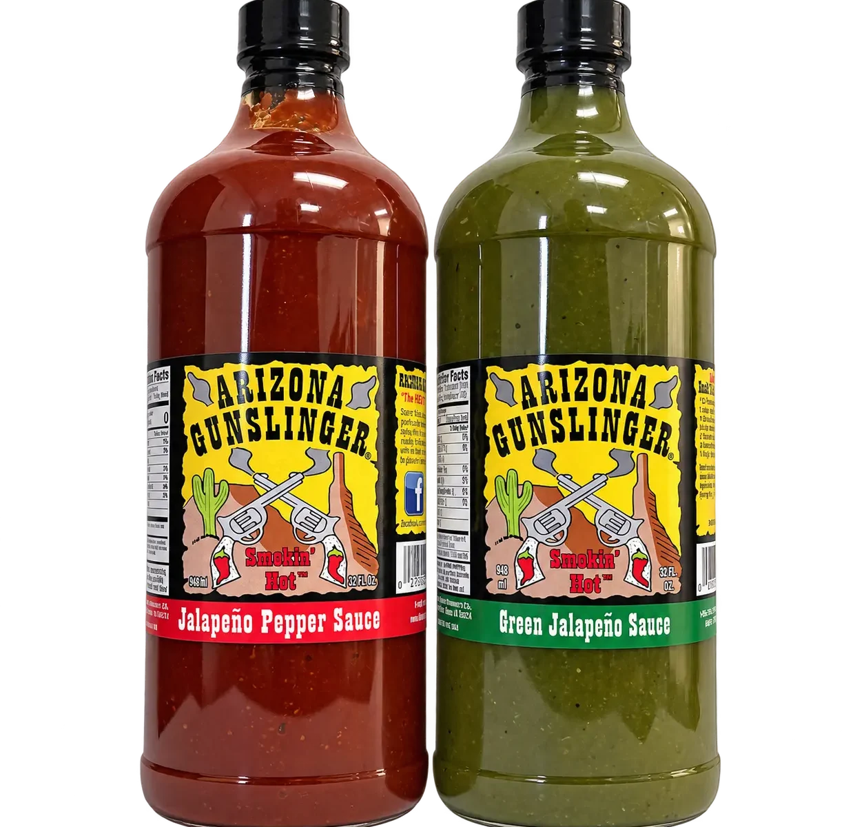 Arizona Gunslinger Red and Green 2/32oz bottles
