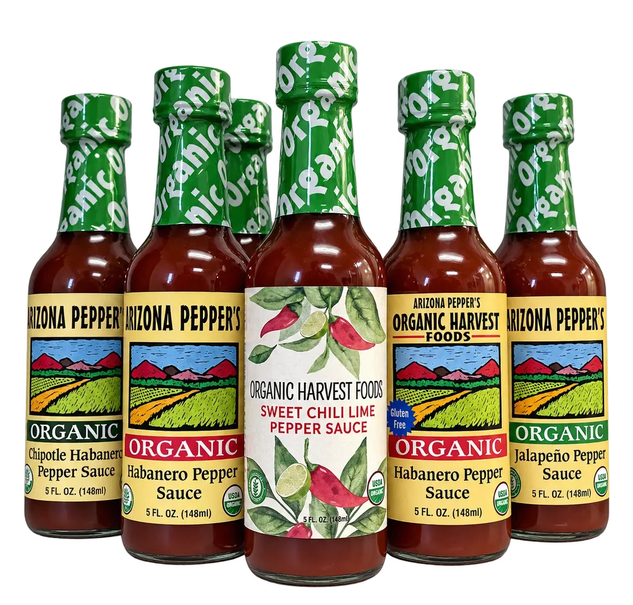 Arizona Pepper's Organic 6/5oz mix and Match