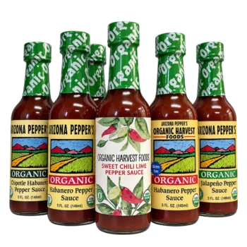 Arizona Pepper's Organic 6/5oz mix and Match